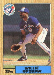 1987 Topps Baseball Cards      245     Willie Upshaw